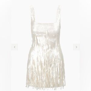NWT STAUD LE SABLE DRESS PEARL